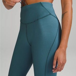 Lulu lemon limited edition high rise 25” two tone rubbed leggings